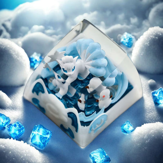 Vulpix Adventure Keycap