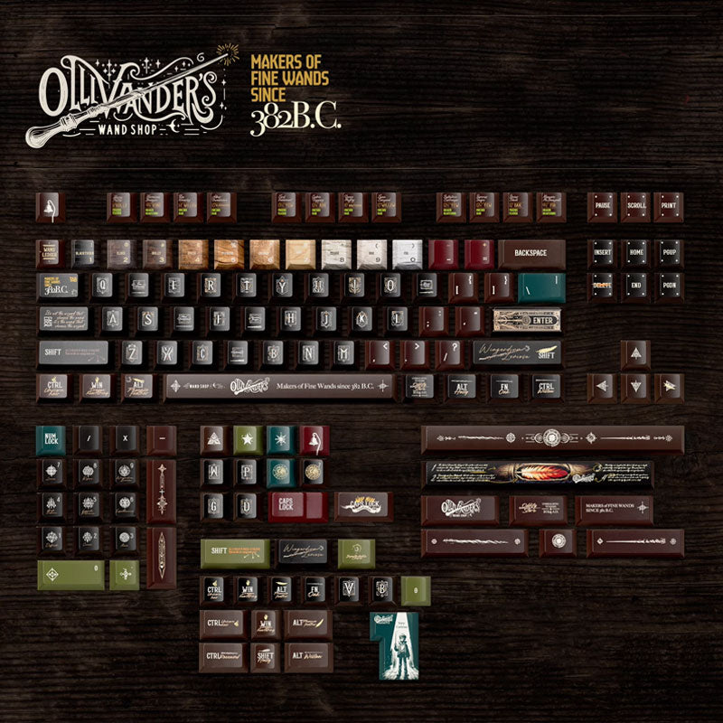 Wands of Ollivanders Keycap Set