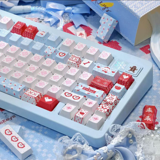 Frosted Apple Keycap Set