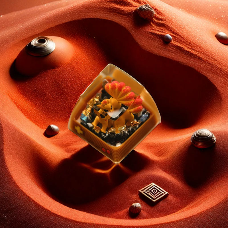 Vulpix Adventure Keycap