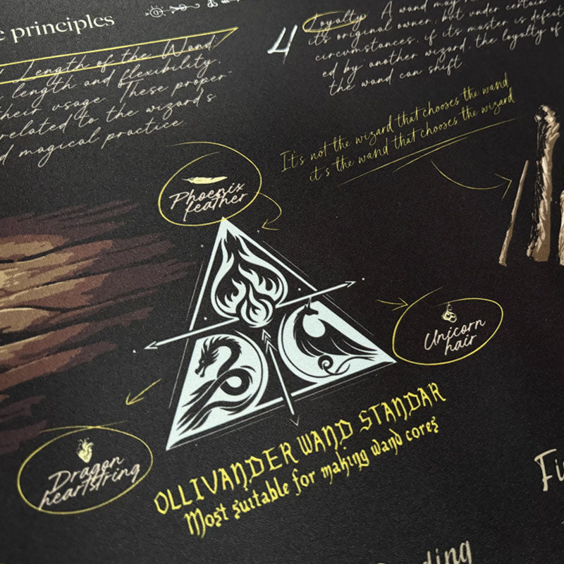 Wands of Ollivanders Desk Mat