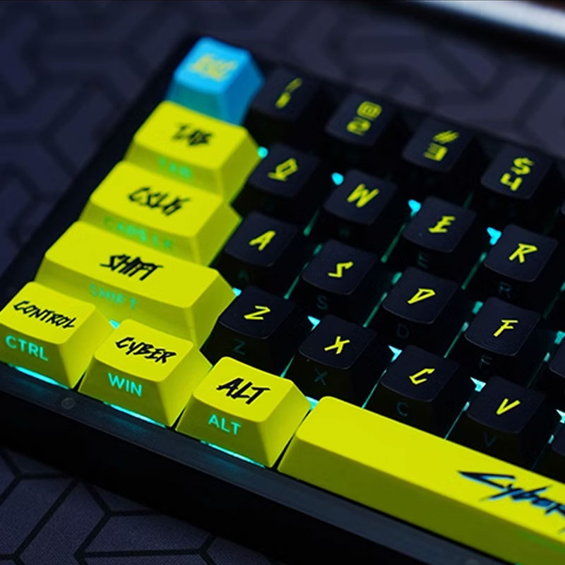Night City Keycap Set - Cyber Blitz
