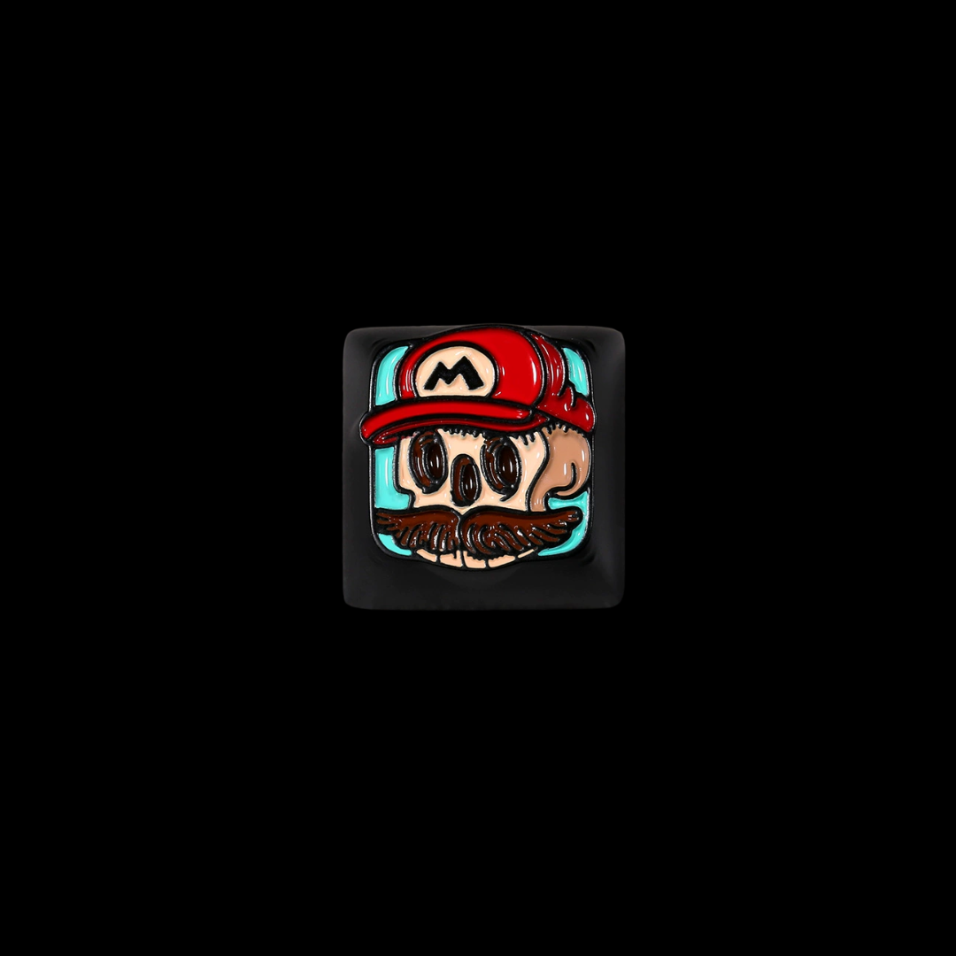 Skeleton Mario Keycap