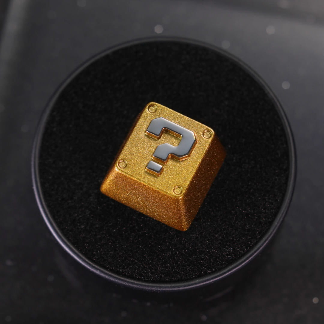 Mario-Inspired Question Block Keycap