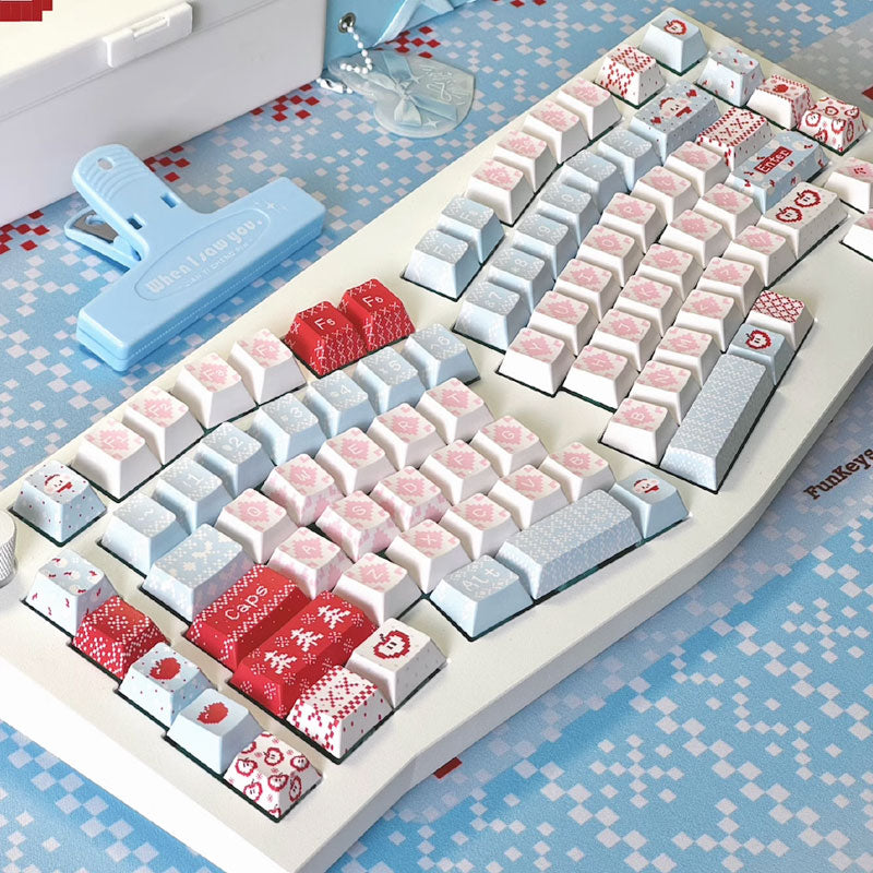 Frosted Apple Keycap Set
