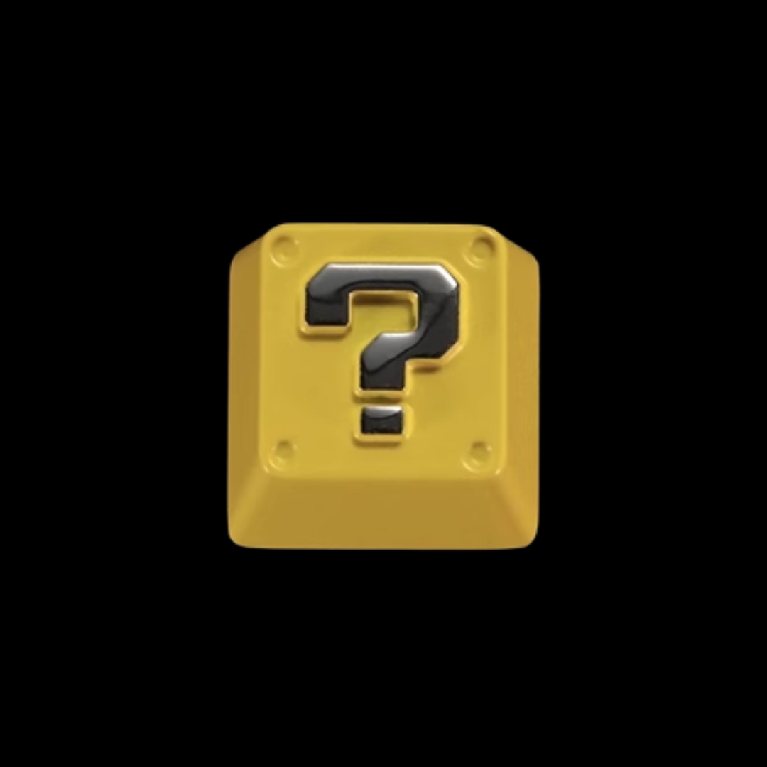 Mario-Inspired Question Block Keycap