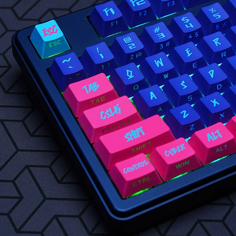 Night City Keycap Set - Neon Drift