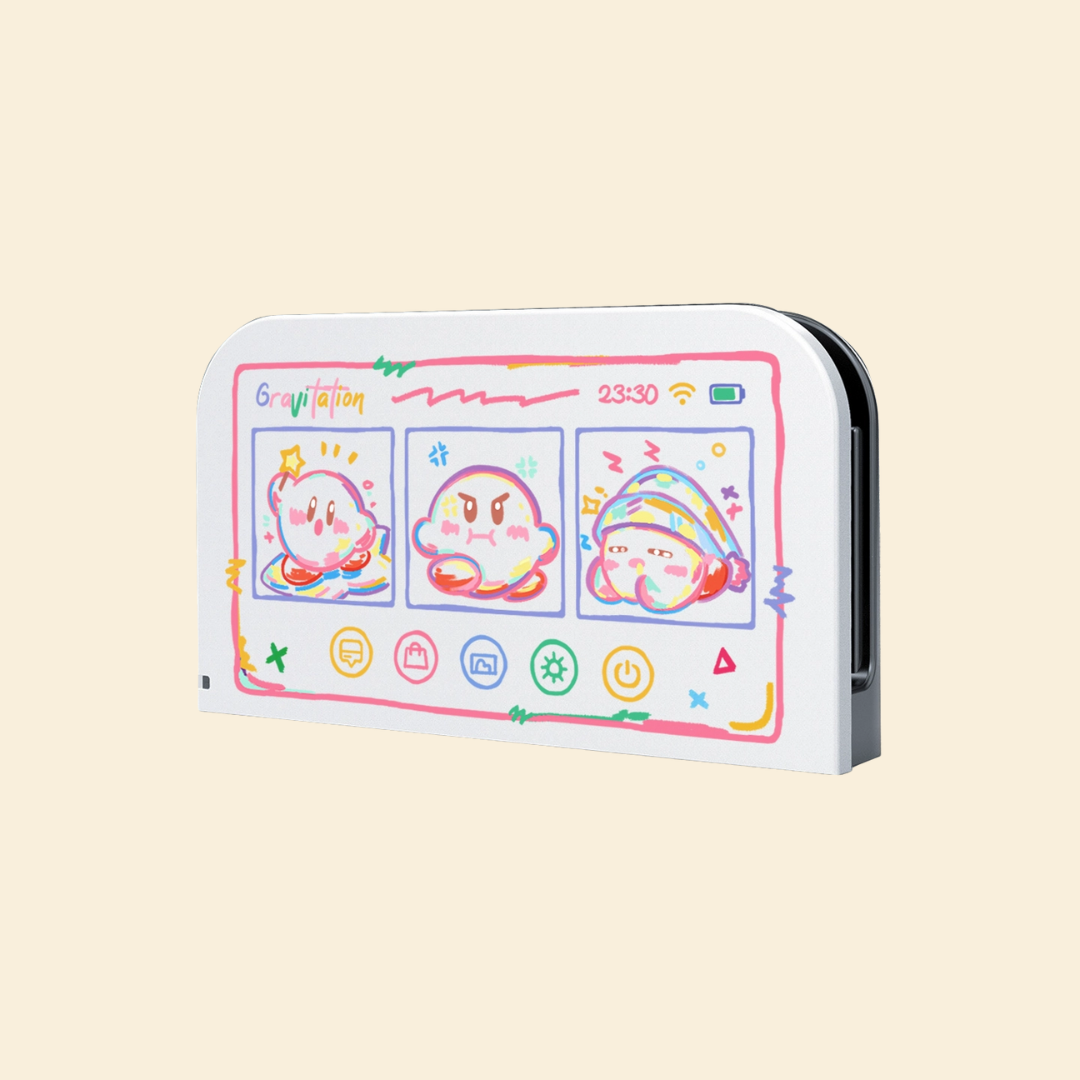 Kirby Cloud Mood Dock Cover