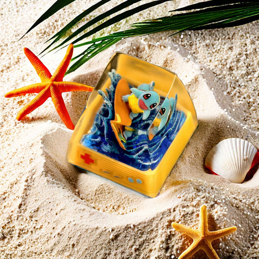 Squirtle Adventure Keycap