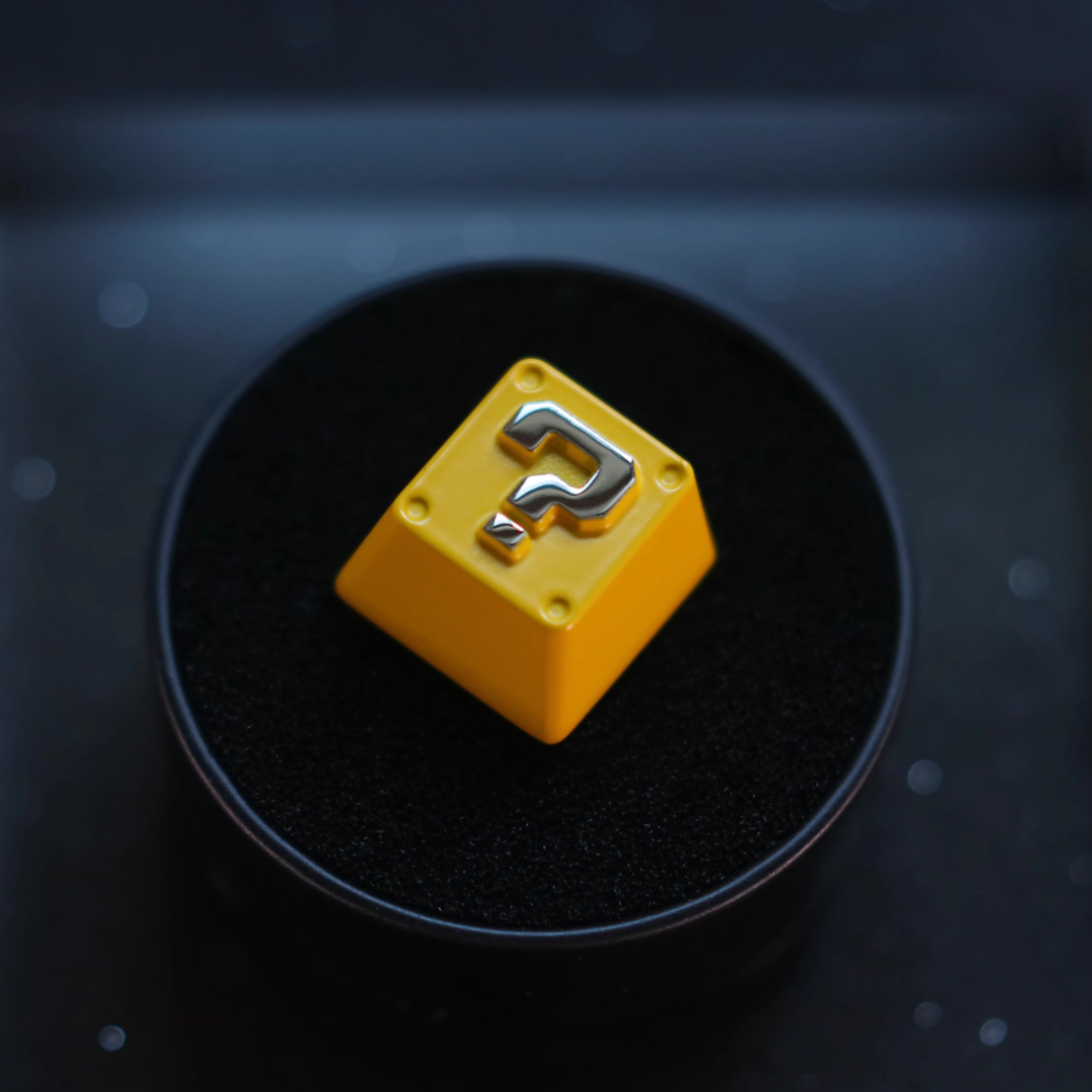 Mario-Inspired Question Block Keycap
