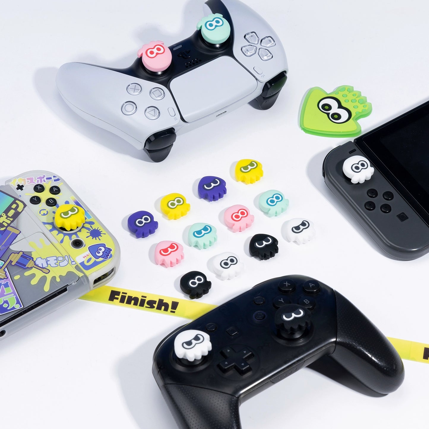 Neon Ink Thumb Grips