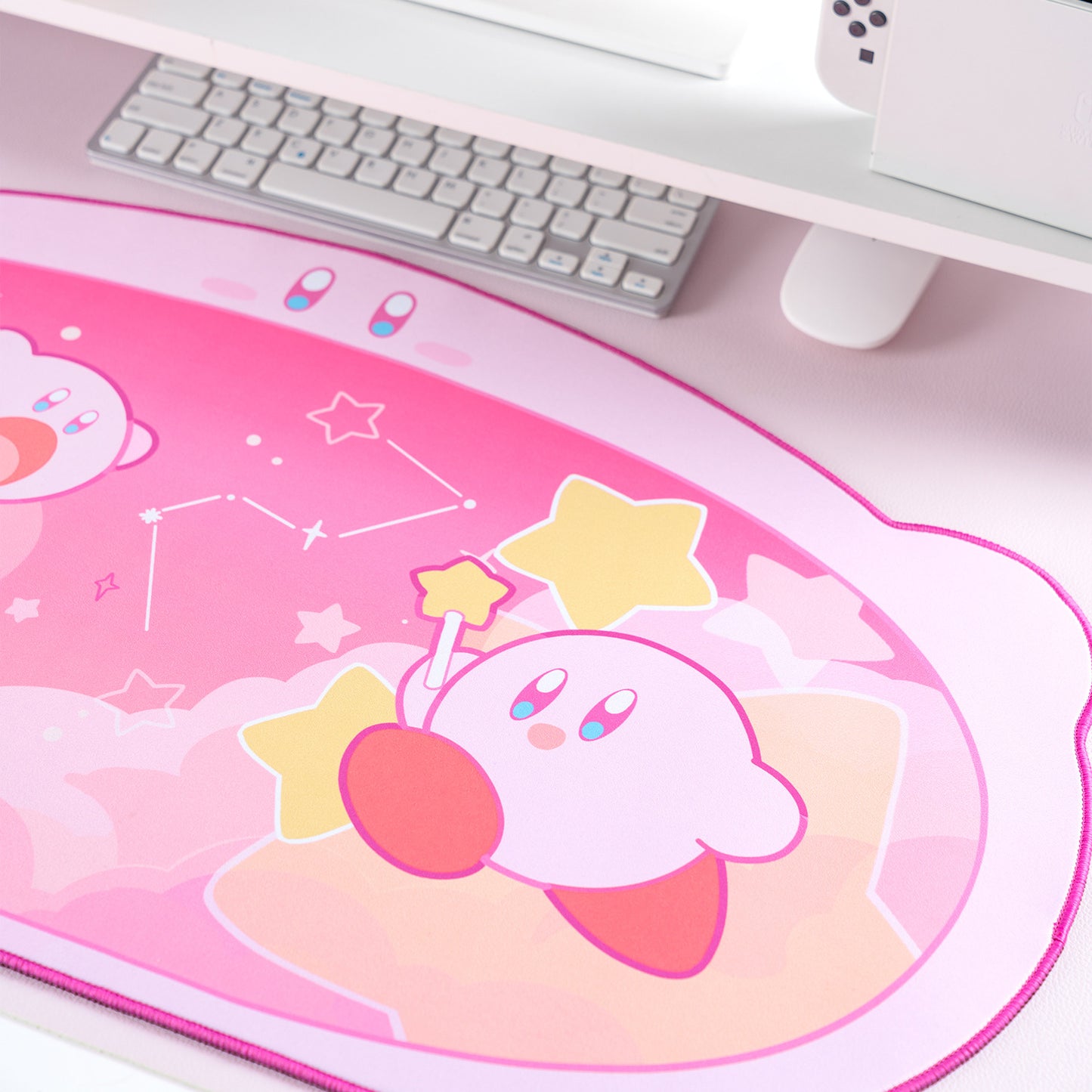 Starry Puff Desk Mat