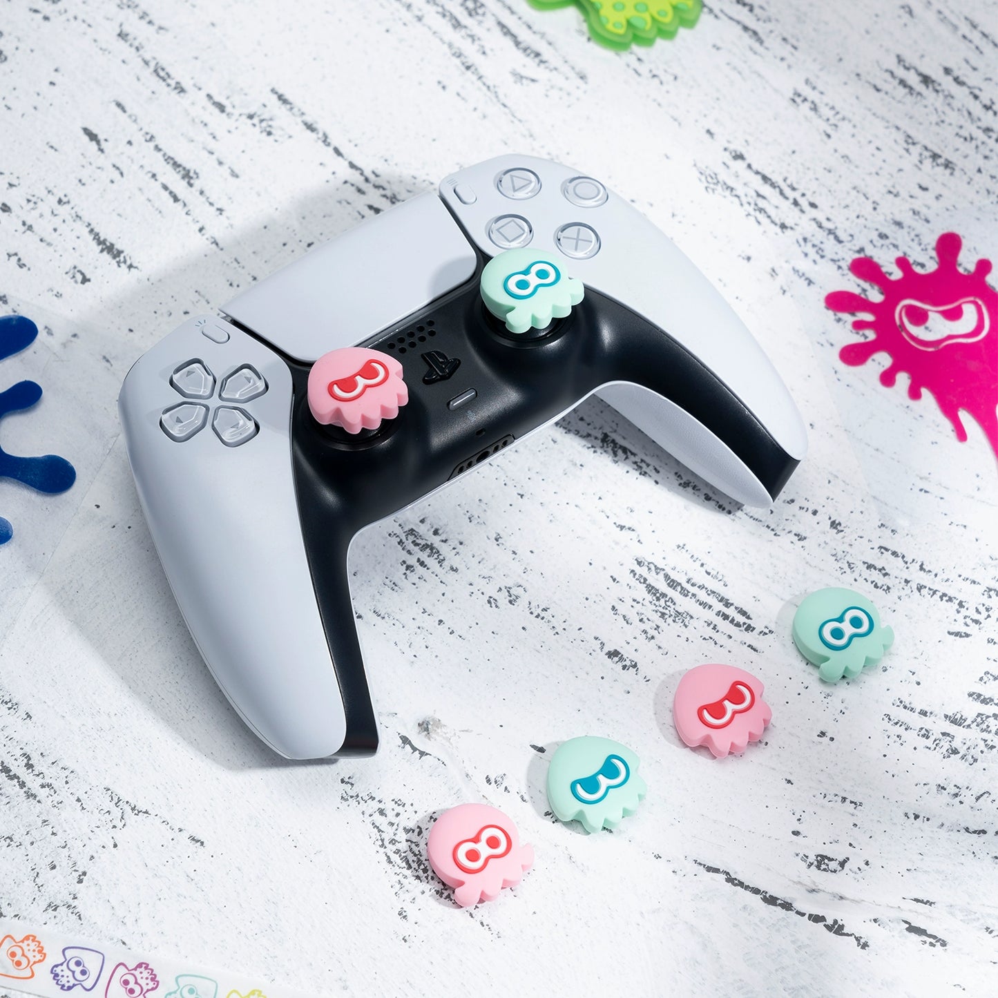 Neon Ink Thumb Grips