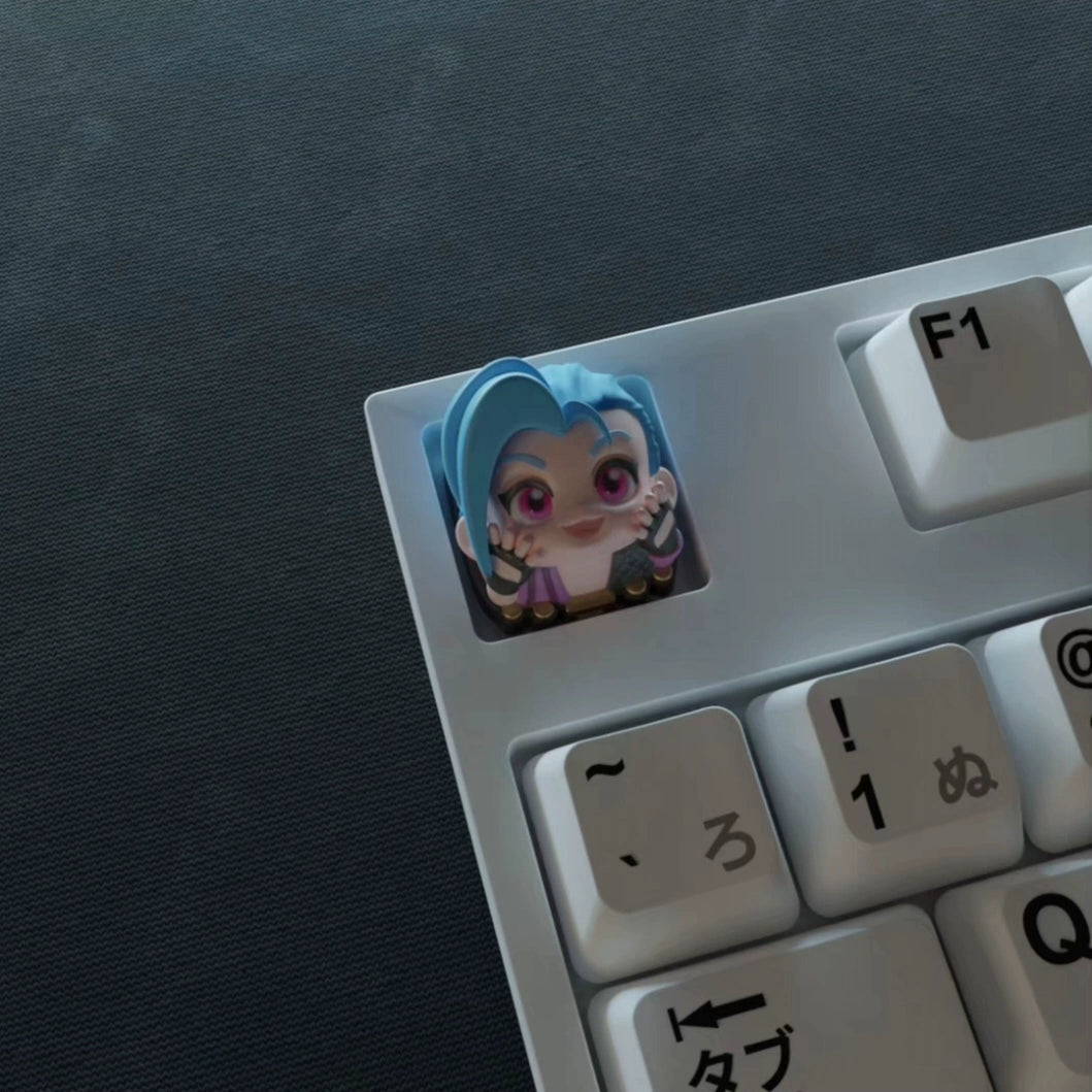 Jinx-Inspired Keycap