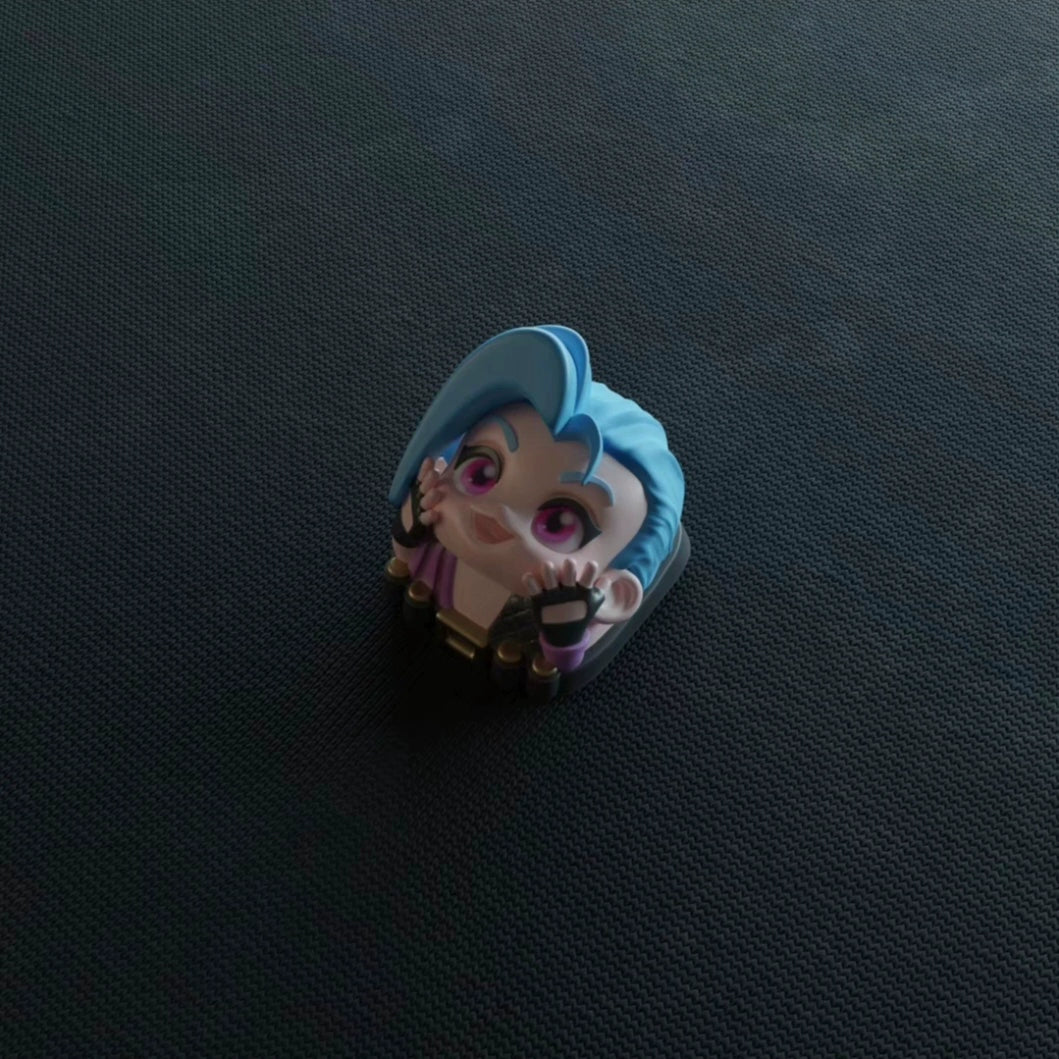 Jinx-Inspired Keycap