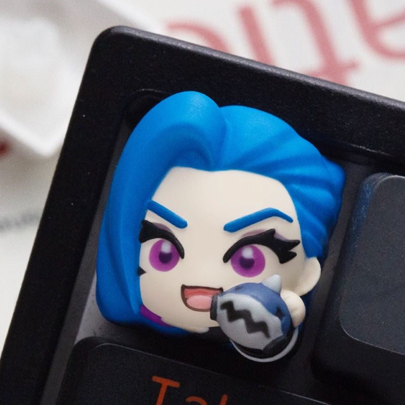 Jinx-Inspired Keycap