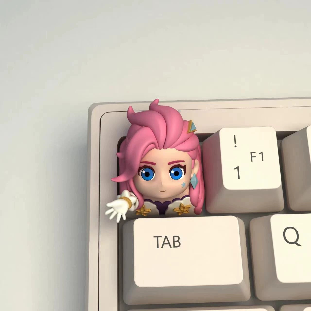 Seraphine-Inspired Keycap