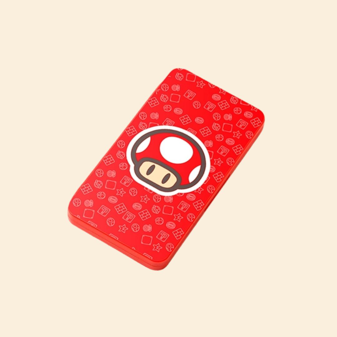 Mushroom Kingdom Game Card Case