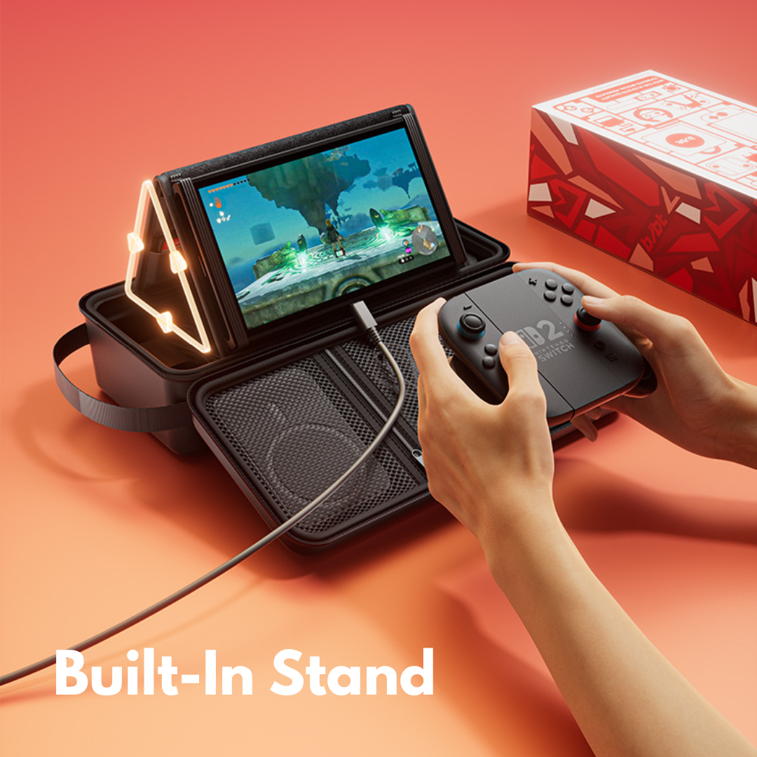 GearBox Switch 2 Carrying Bag - Puffy Kirby