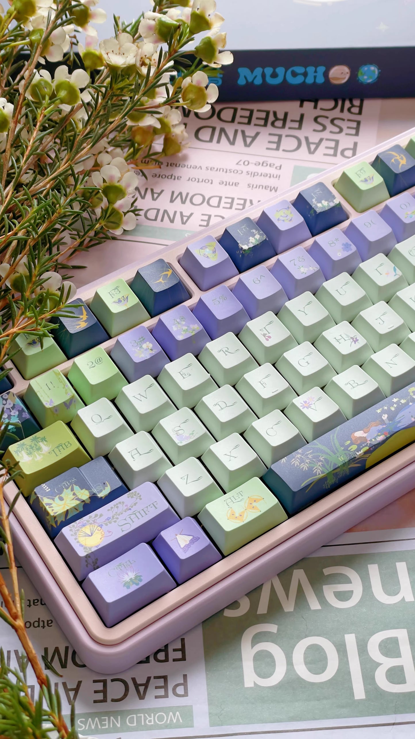 Ophelia's Whisper Keycap Set