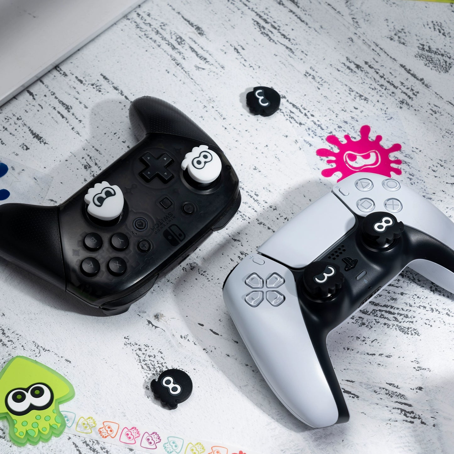 Neon Ink Thumb Grips