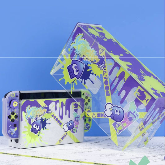 Neon Splash Dock Cover